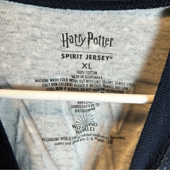 Harry Potter Hogwarts Starry Night Spirit Jersey Navy Blue Size XL - Picture 3 of 5